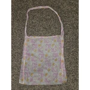 Free People Lightweight Gauze Reusable Summer Tote Bag Beach Waves Resort Chic